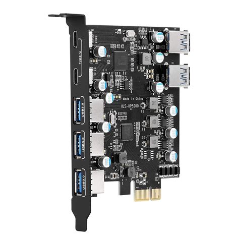 Port Pci E To Type C With Rear Usb Ports Pci Express Card