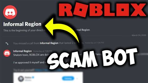 Someone Made BOTS To SCAM ROBLOX DISCORD USERS YouTube