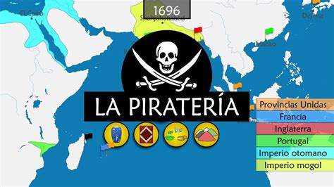 La Historia De La Piratería Resumen En Mapas Youtube