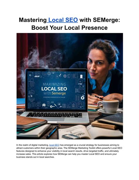 PPT Mastering Local SEO With SEMerge Boost Your Local Presence