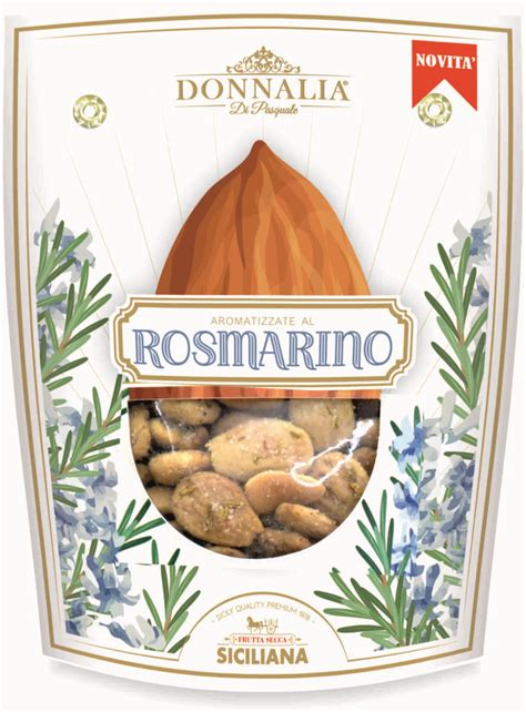 Mandorle Pelate Al Rosmarino Da Gr 200 Donnalia Fruit