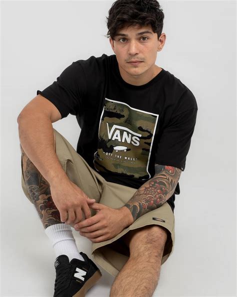 Shop Vans Classic Print Box T Shirt In Blackdeep Forest Fast Shipping And Easy Returns City