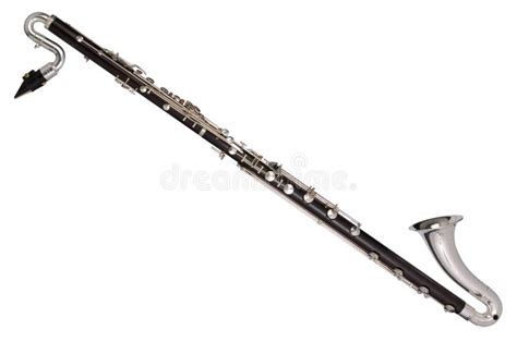 Bass Clarinet On White Background Stock Photo Image Of Woodwind