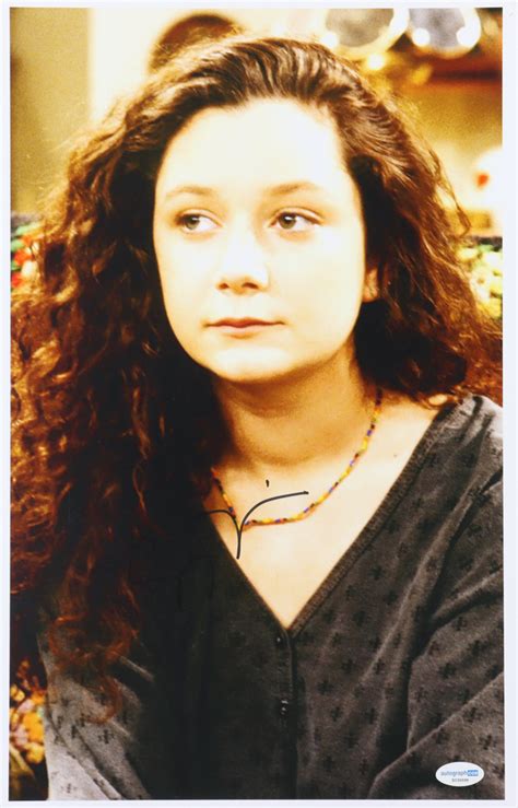 Sara Gilbert Signed X Roseanne Photo Acoa Pristine Auction