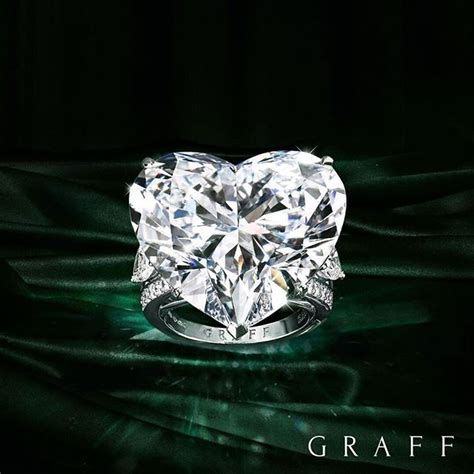 Graff Carat D Flawless Heart Shape Diamond Ring Heart Shaped