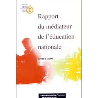 Rapport Du M Diateur De L Ducation Nationale Broch Collectif