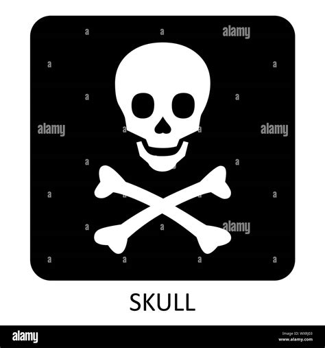 Skull And Crossbones Icon Hi Res Stock Photography And Images Alamy