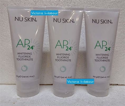 Three Pack Nu Skin Nuskin Ap 24 Whitening Fluoride Toothpaste 110g 4oz