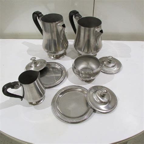 Art Deco Stainless Steel Coffee Tea Set From L Tang R My S