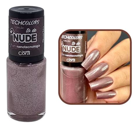 Cole O Esmaltes Techcolors Cora Ml T De Nude Cor Quartzo Mercadolivre