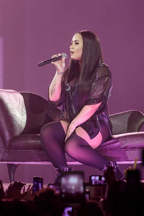 Demi Lovato Performs At Tell Me You Love Me Tour In Barcelona 06 21