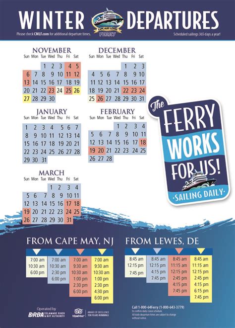 Cape May-Lewes Ferry Schedule 2022 / Delaware Beaches Visitors Guide