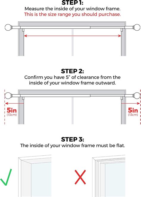 Twist And Shout Easy Install Tension Window Curtain Rod No Tools