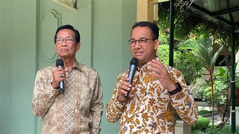 Anies Baswedan Sowan Ke Sri Sultan Hamengku Buwono X Bicara Soal