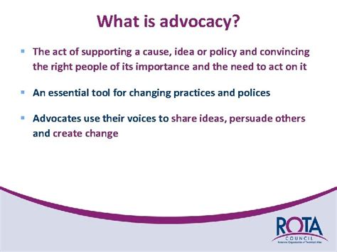 What Is Advocacy How Can It Help Us