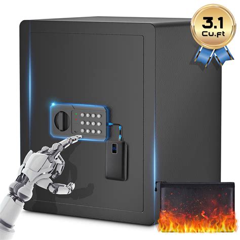 Telam 30 Cu Ft Large Fireproof And Waterproof Biometric Safe Box With