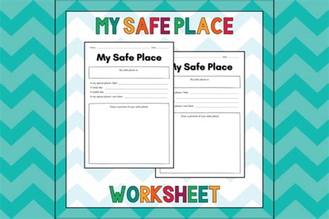Child Safety My Safe Place Worksheet Graphic By Atlasart · Creative Fabrica