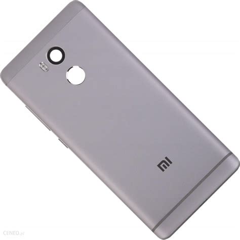 Podzespoły do telefonu Do Xiaomi Redmi 4 Klapka Obudowa Baterii Szara