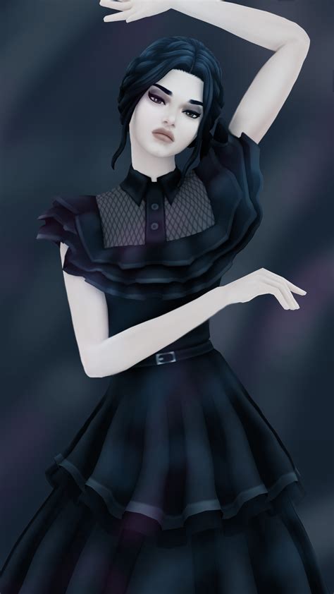 Wednesday Addams Dress Sims 4 Dresses Images 2025