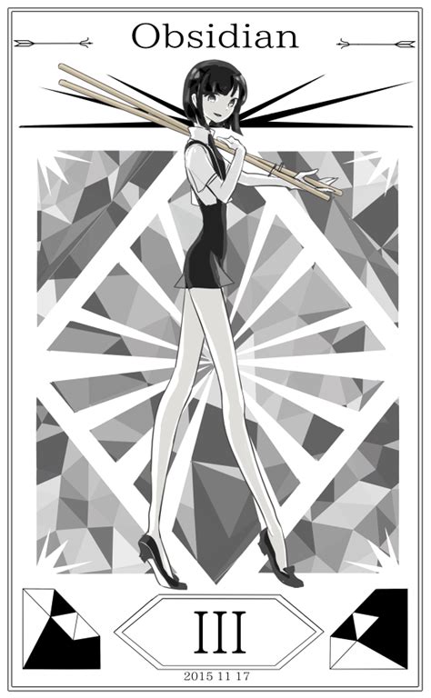 Obsidian Houseki No Kuni Drawn By Cojima Danbooru