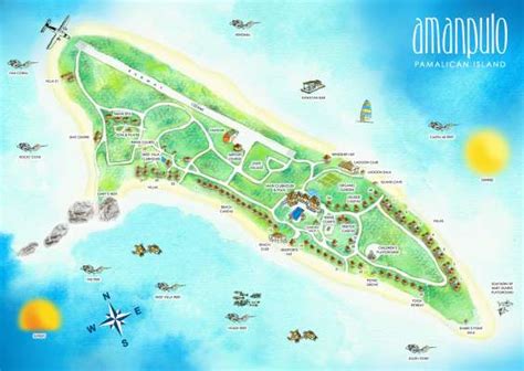 amanpulo resort philippines asia private islands  rent