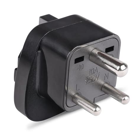 Orei European Schuko To India Plug Adapter Convert European Type E