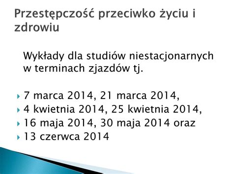 PPT Przestępczość przeciwko życiu i zdrowiu PowerPoint Presentation