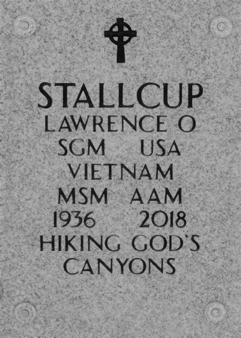 Lawrence Olen Larry Stallcup Find A Grave Memorial