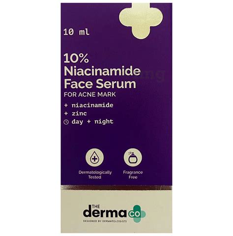 The Derma Co 10 Niacinamide Face Serum With Zinc Vitamin B3 For