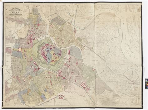 Grundriss Der Haupt U Residenzstadt Wien Mit S Mmtlichen Vorst Dten