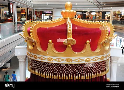 The Giant Crown Is Displayed At Henderson Metropolitan Shopping Mall In