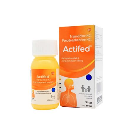 Jual Actifed Syrup 60 Ml Obat Batuk Shopee Indonesia