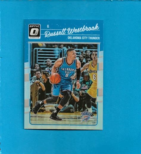 Panini Donruss Optic Russell Westbrook Prizm Oklahoma City