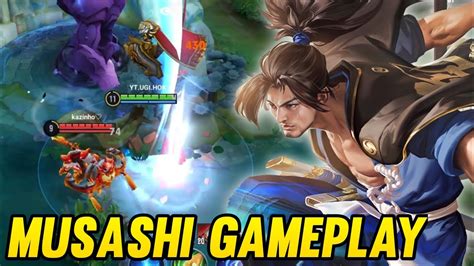 MUSASHI GAMEPLAY MUSASHI JUNGLE HONOR OF KINGS YouTube