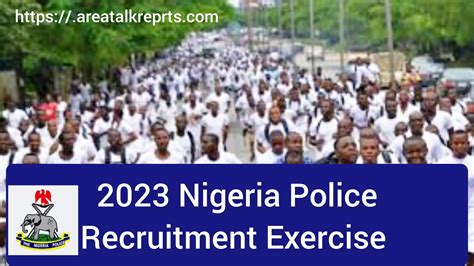 Application Opens For 2023 Nigerian Police Recruitment Exercise Apply