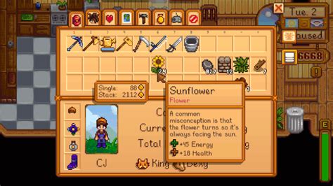 Cjb Show Item Sell Price Mods Stardew Valley