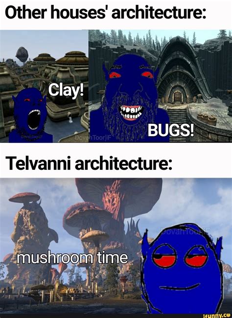 Other houses architecture: Clay! Ye BUGS! Telvanni architecture ...