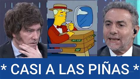 Majul Maltrat A Milei En Vivo Para Que Se Enoje No Lo Logr Y Qued