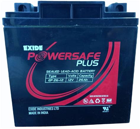 Exide Smf Battery Ah Exide Powersafe Plus Smf Battery Latest Price