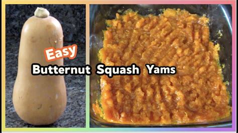 Alkaline Butternut Squash Yams Dr Sebi Inspired Youtube