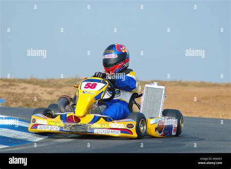 A Shifter Kart Racer At Moran Speeday In California Stock Photo Alamy