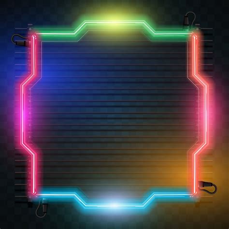 Premium Vector Neon Background Design