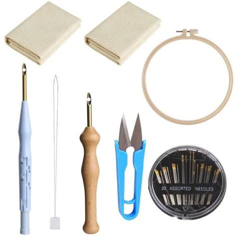 Nsiwem Stylo Broderie Pices Kit Broderie Point Punch Needles Stylo