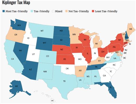 List Of The Most Tax Friendly States Personal Finance News