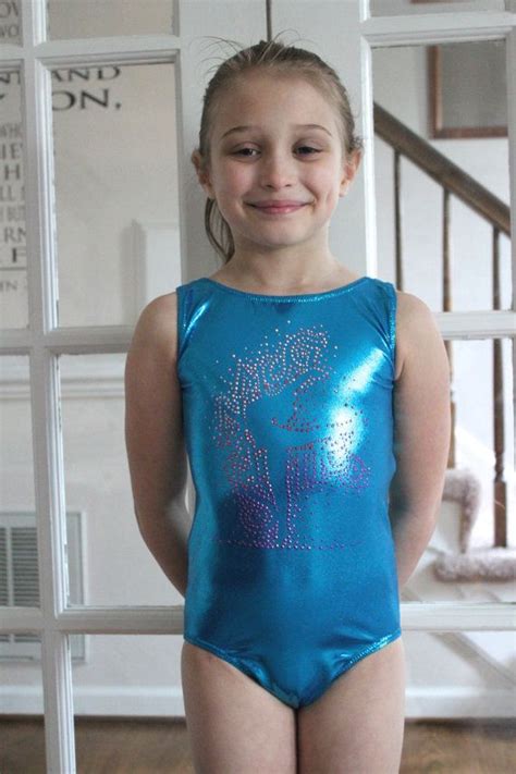 Rhinestone Gymnast Leotard For Gymnastics 5t 6 7 8 9 10 11 12