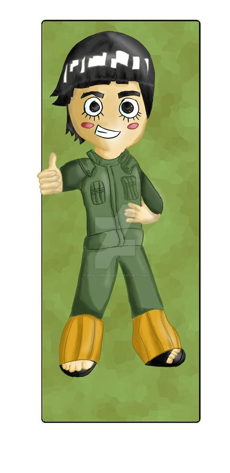 Chibi Series Rock Lee By Maayanbarak On Deviantart