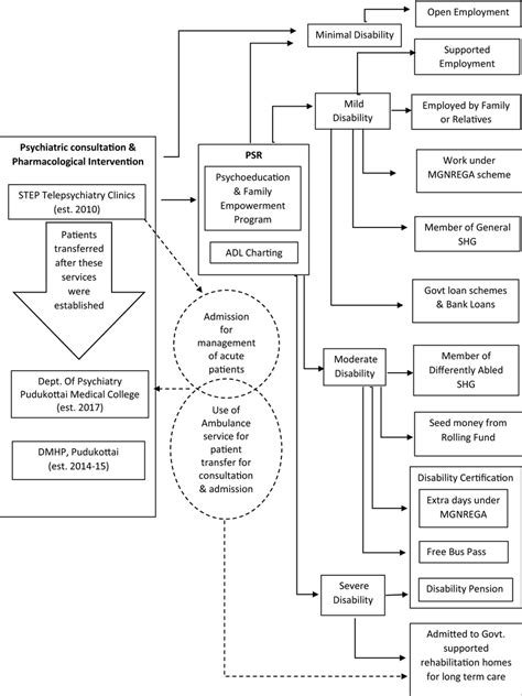 Psychosocial rehabilitation model developed and implemented under the ...