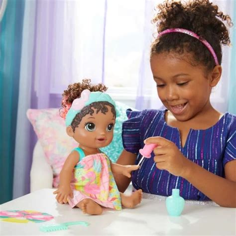 Boneca Baby Alive Negra Glam Spa Baby Hasbro