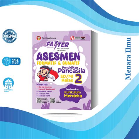 Jual BUKU FASTER ASESMEN FORMATIF DAN SUMATIF PENDIDIKAN PANCASILA