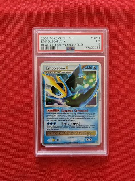 Pokemon Empoleon LV X Diamond Pearl Black Star Holo Promo DP11 2007